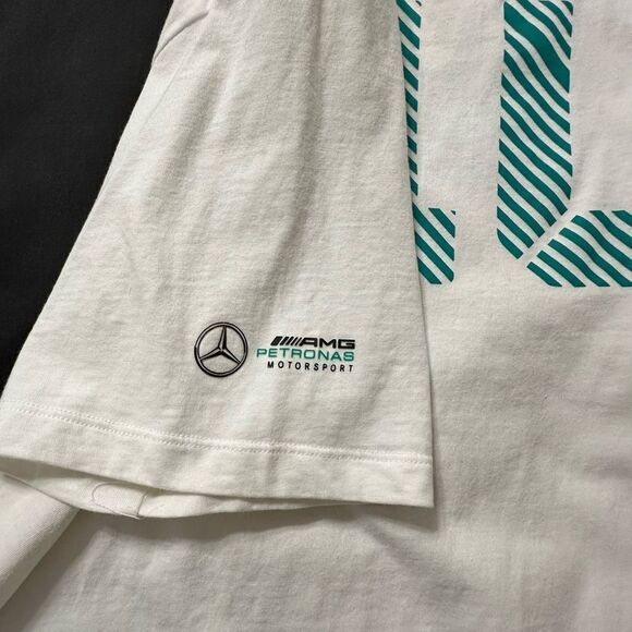 Lewis Hamilton No.44 Petronas Mercedes F1 Grand Prix Short Sleeve T-shirt Size L - Picture 6 of 9